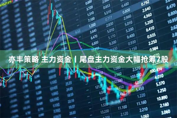 亦丰策略 主力资金丨尾盘主力资金大幅抢筹7股