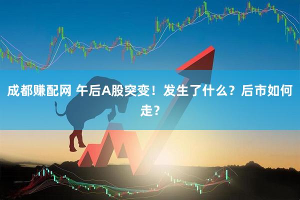 成都赚配网 午后A股突变!发生了什么?后市如何走?